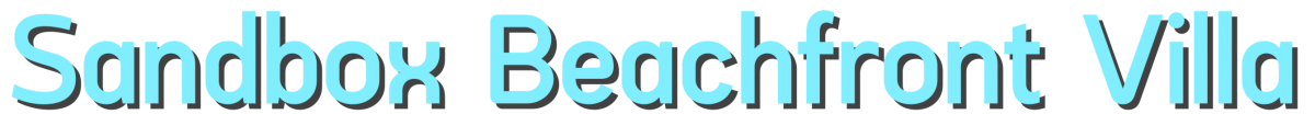 Sandbox Beachfront Villa